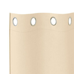 Berkfield Modern Curtains With Curtains 2 Pcs Cream 245 X 140 Cm Polyester - thumbnail 5