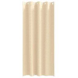 Berkfield Modern Curtains With Curtains 2 Pcs Cream 245 X 140 Cm Polyester - thumbnail 4