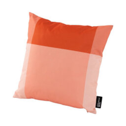 Hayward 50 X 50Cm Outdoor Cushion, Orange Colour Block Classic Square Design, Shower-Resistant Square Cushion For Garden & Patio