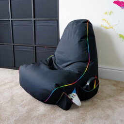 rucomfy Beanbags Rucomfy Gamer Bean Bag Chair Led Design - Gaming Lounger For Kids - thumbnail 1