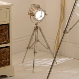 Pacific Lifestyle Marine Nickel Searchlight Table Lamp - thumbnail 1