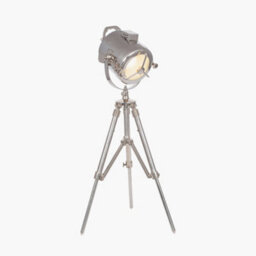 Pacific Lifestyle Marine Nickel Searchlight Table Lamp - thumbnail 3