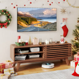 Modern Mid Century Tv Cabinet With Adjustable Shelves - thumbnail 3