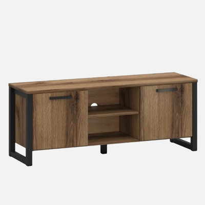 Heze Furniture Mares 2 Door Modern Tv Unit With Storage - image 1
