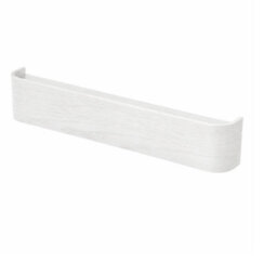 Magna Retail White Coat Rack Wall Mounted With Shelf And 5 Hidden Hooks Modern Coat Stands For Hallway Solid Wood Veneer Panel - thumbnail 4