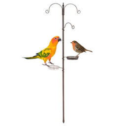 Storm Trading Group Traditional Bird Feeding Station Kit With Metal Mesh Feeder