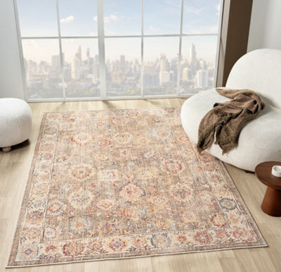 Underfoot Large Living Room Rug Ember Soft Traditional 8mm Thick Indoor Rug - image 1