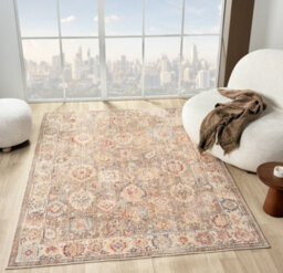 Underfoot Large Living Room Rug Ember Soft Traditional 8mm Thick Indoor Rug