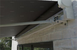 Retractable Aluminium Sunshade Patio Cover - Grey 2.5X3.0M Awning Gazebo - thumbnail 3