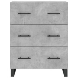 Berkfield Highboard Concrete Grey 69.5X34X180 Cm Engineered Wood - thumbnail 8