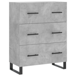 Berkfield Highboard Concrete Grey 69.5X34X180 Cm Engineered Wood - thumbnail 7