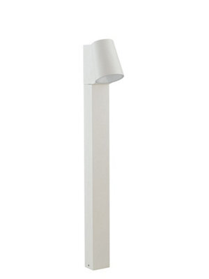 Luminosa Lighting Luminosa Sintesi Outdoor Integrated Led Aluminum Bollard, White, Ip44, 4000K