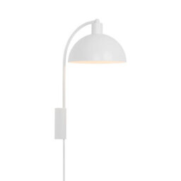 Nordlux Ellen Metal Wall Light  White,plug In Or Mains - thumbnail 1