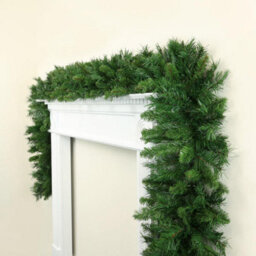 SuperGift.com 9Ft Artificial Green Christmas Garland - thumbnail 3