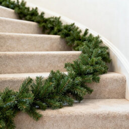 SuperGift.com 9Ft Artificial Green Christmas Garland - thumbnail 2