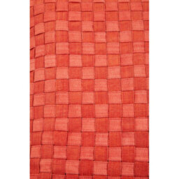 Orsina Weave Pattern Red Cushion - thumbnail 3