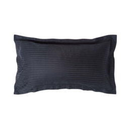 Homescapes Black Egyptian Cotton Ultrasoft King Size Oxford Pillowcase 330 Tc