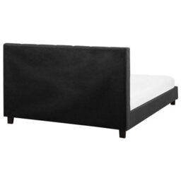 Beliani Waterbed Fabric La Rochelle 180 X 200 Cm (Eu Super King) Dark Grey - thumbnail 7