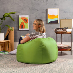 icon Adult Classic Beanbag Outdoor Waterproof Bean Bags Ready Filled - Lime Green - thumbnail 6