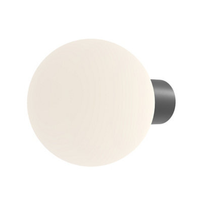 Luminosa Lighting Luminosa Bold I Outdoor Globe Wall Lamp Black Ip54 1Xe27 - image 1