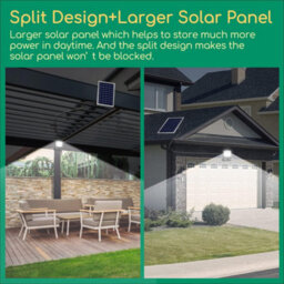 Aigostar 100W Indoor Solar Powered Floodlight Outdoor Ip66 Waterproof Shed Light - thumbnail 3