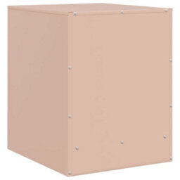 Berkfield Bedside Cabinet Pink 34.5X39X44 Cm Steel - thumbnail 9