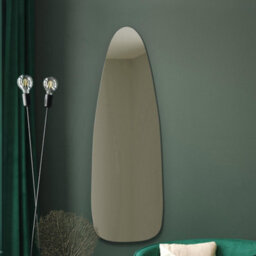 Mirroroutlet The Lacuna Frameless Pond Wall Mirror 120Cm X 40Cm