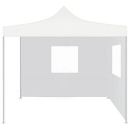 Berkfield Professional Folding Party Tent With 2 Sidewalls 3X3 M Steel White - thumbnail 2