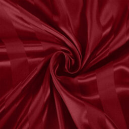 Ameha Stripe Fitted Sheet 40 Cm Deep Pocket- Hypoallergenic Easy Care Red Bed Sheets Uk King Bedsheet(152X200Cm) - thumbnail 7