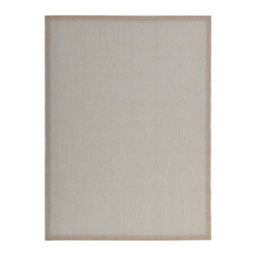 Origins Beige Herringbone Woven Effect Large Indoor & Outdoor Rug, (L)150Cm X (W)200Cm - thumbnail 1