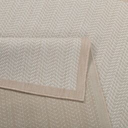 Origins Beige Herringbone Woven Effect Large Indoor & Outdoor Rug, (L)150Cm X (W)200Cm - thumbnail 6