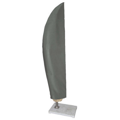 Home Source Duracover Grey 190Cm Heavy Duty Waterproof & Uv Resistant Parasol Jumbo Protective Cover - image 1