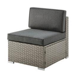 Home Detail Catina  Modular Corner Rattan Garden Sofa Set, Grey Rattan - thumbnail 7