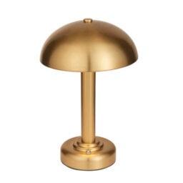 Loops Elegant Portable Brass Table Lamp With Touch Dimmer - Usb Rechargeable Led Lighting - thumbnail 1