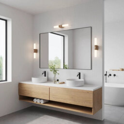 Nordlux Helva Plastic Wall Light 25,000Hrs Brown,mains Led