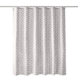 Neel Blue Grey Shower Curtain Polyester Mould & Mildew  With 12 Curtain Hook Water-Resistant Bath Curtain 180 X 200Cm - thumbnail 7