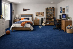 Furlong Flooring Iona Twist Carpet (Indigo, 4M X 5M) - thumbnail 2