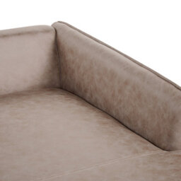 Beliani Corner Sofa 3 Seater Gallo Faux Suede Light Brown Left Hand - thumbnail 7