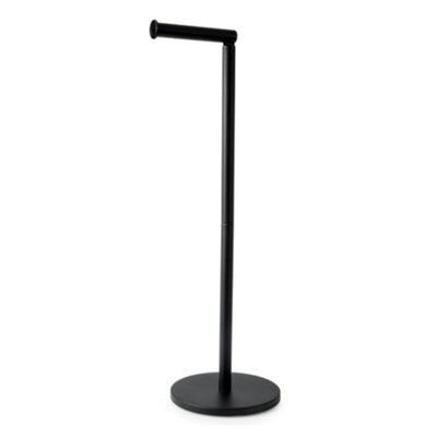 Blue Canyon Denver Toilet Roll Holder Black - Modern Bathroom Toilet Paper & Towel Roll Holder - Premium Toilet Paper Roll Holder