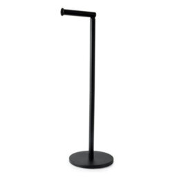 Blue Canyon Denver Toilet Roll Holder Black - Modern Bathroom Toilet Paper & Towel Roll Holder - Premium Toilet Paper Roll Holder