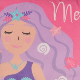 Bedlam Mermaid Vibes Pink Velvet Filled Cushion - thumbnail 5