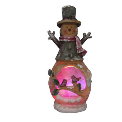 SecureFix Direct Light Up Snowman Christmas Decoration (Xmas Led Multicoloured Festive Ornament) - image 1