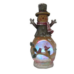 SecureFix Direct Light Up Snowman Christmas Decoration (Xmas Led Multicoloured Festive Ornament) - thumbnail 4