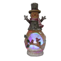 SecureFix Direct Light Up Snowman Christmas Decoration (Xmas Led Multicoloured Festive Ornament) - thumbnail 2