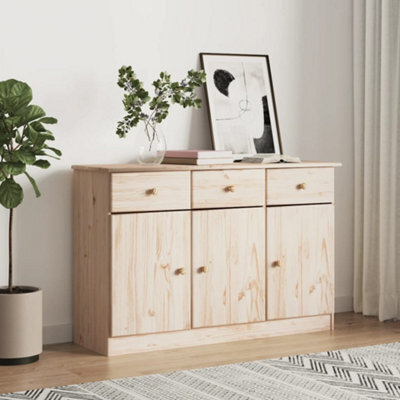 Vidaxl Sideboard Alta 112X35X73 Cm Solid Wood Pine - image 1