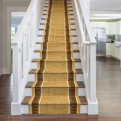 Tribal Stair Runner - Soft & Durable Carpet Runner For Stairs & Staircases, Multiple Lengths - image 1