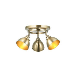 Anson Lighting Carlita 3Lt Spot Light Antique Brass Plate