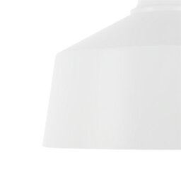 Wyld And Coco Curvilinear Pendant Lamp In Matt White Metal - Modern Adjustable Ceiling Light For Dining And Kitchen Islands - thumbnail 5