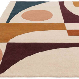 Modern Handmade Multi Abstract Wool Multicoloured Easy To Clean Rug For Living Room & Bedroom-200Cm X 290Cm - thumbnail 2