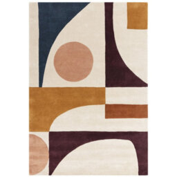 Modern Handmade Multi Abstract Wool Multicoloured Easy To Clean Rug For Living Room & Bedroom-200Cm X 290Cm - thumbnail 1